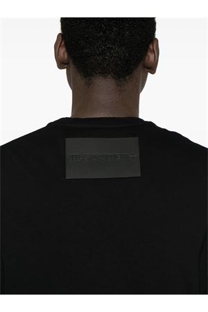 Black cotton T-shirt JIL SANDER | J47GC0153J20103001